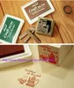 Free Shipping 100pcs Multi Color 15 colors DIY Work Oil Gradient Stamp Set Big Craft Ink Pad Inkpad Craft Paper