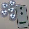 IP68 Wodoodporne 3 diody LED Białe i RGB Light Light Fish Cysterna z pilotem i Off Battery Podwodne świeca LED Light