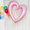 42 -calowe Walentynki Kolor prezentu Balony Miłość serce romantyczne przyjęcie weselne dekoracja aluminiowa folia balony SD4621071509