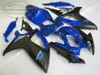 Novo Kit de Feira para Suzuki GSX-R600 / 750 06 07 Feedings K6 GSXR 600 750 2006 2007 Matte Black Azul Plástico Motobike Set NS48