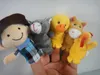 Kids Plush toys Animal Velvet Old Macdonald Had a Farm Finger Puppets 10 piece/package Plush Finger Puppets telling stories dolls learing