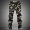 Gros-2016 HOT Dnine automne armée mode suspendus entrejambe jogger pantalon patchwork sarouel hommes entrejambe grand pantalon camouflage pantalon