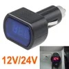 Mini digital LED 12V24V sistema de veículo automotivo voltímetro medidor de tensão volt meter6588565