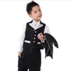 W magazynie 2020 czarnych chłopców garnitury ślubne Prince Baby garnitur na wesele maluch smokingów mężczyzn suciacketvestpanttie Custom Made9490991