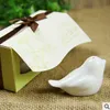 100pcs=50sets Love Birds In The Window Ceramic Salt & Pepper Shakers Wedding Favor For Party Gift with retail gift box Free DHL/Fedex