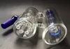 Duschhuvud Ash Catcher Dubbelkammare med 7 ARM TREE PERC ASHCATCHER FÖR GLASS BONGS Glass Rökning Tillbehör