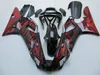 Red flames body kit for 2000 2001 YAMAHA R1 fairing kits 00 01 YZF R1 fairings yzf1000 bodywork parts + 7 gifts G6K0