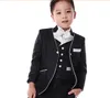 株式2020年のブラックボーイズウェディングスーツ結婚式の幼児タキシードの男性suitjacketvestpanttieカスタムメイド1189516のためのプリンスベイビースーツ