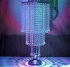 Decoration Wedding decoration crystal flower vase for home decor/handmade flower of crystal vase