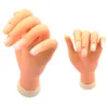 1st flexibel mjuk plastflektion mannequin modell målning praxis verktyg nagelkonst falsk hand för träning7109549