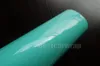 Film d'emballage en vinyle brillant Ultra brillant bleu Tiffany 3 couches Film d'emballage de voiture menthe haute brillance avec air libre taille: 1.52*20 M/rouleau