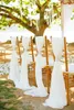 Romantic Chiffon Wedding Party Anniversary Chair Sash Party Banquet Decorations 20 Pieces Set Wedding Chair Sash 150cmx50cm212Y