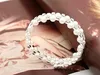 Shining 3 Row 4 Row Rhinestone Pearls Bracelet multi-layer stretch Pearls Bracelet Bridal Rhinestone Bracelet Cheap Wedding Party Jewelry