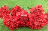 Europäische Hortensien aus Seide, 50 cm / 19,69 "Länge Künstliche Hortensienbusch, 7 Blütenköpfe pro Bund, 6 Farben für Hochzeitsblumen
