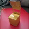 100pcs Oro lindo / silla cajas favor de la boda de plata del caramelo caja de regalo favor de la ducha del bebé + cinta de la boda del paquete caja de regalo