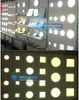 10 Birim LED panel ışıkları Dimmabable 9W/12W/15W/18W/21W LED Gömme Downlights Lamba Sıcak/Soğuk Beyaz Süper İnce Yuvarlak/Kare 110-240V
