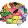 Goedkope Kwastje Kleine Rits Zak Munt Portemonnee Reizen Sieraden Armband Bangle Opberg Pouch Chinese Zijde Brocade Doek Verpakking Pocket 10pcs / lot