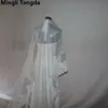 Mingli Tengda véu de noivos Novo Veu de Noiva uma camada 3 m Long Nupcial Véus Catedral Lace Edge Bidal Veil Velos de Novia 2018 Alta Qualidade