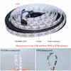 LED Strip Black PCB 5V USB Charger Supply 5050 RGB LED Strip light TV Retroilluminazione lampada a nastro Telecomando RGB 1M 2M 3M 4M 5M