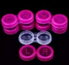 Hochwertiger bunter Behälter für Kontaktlinsen, modischer Kontaktlinsenbehälter, Werbegeschenk, kostenloser Versand