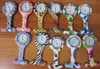 Wholesale 50pcs/lot Mix 53colors New Nurse Watch Brooches Silicone Leopard Tunic Batteries Nurse Watch NW001