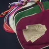 Mała bawełniana ściereczka etniczna torba sznurka ręcznie robią biżuteria prezent torby 10 * 14 chiński styl hafciarki odzież eko pakująca torba