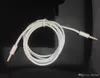 3.5mm Słuchawki Jack White 3ft Car Car Aux Stereo Audio Cable Wymiana Przedłużanie Samiec Na Męski Przewód Adaptowy Dla iPhone 5 MP3 MP4 Głośnik Telefon