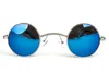 نظارات شمسية جديدة بالجملة نيو باطن الرجال نساء عتيقة الجولة المعدنية النظارات الشمسية للجنسين مصمم رجع