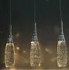 enkele kristallen hanglamp