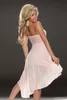 Sexy strapless backless chiffon jurken avond voor vrouwen pailletten contrast kleur dovetail lange jurk prom party s m l xl xxl