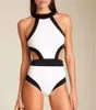 Summer New Sexy Ladies Bodysuit Beach One Pieces Bikini Padded Monokini Swimsuit Swimwear White/Green/Black/Hot Pink Free Shipping