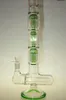 23 Zoll großer Glaswasserleitungen Glasbongs mit drei Schicht Arm Perc und runden Inline -Perc 18,8 -mm -Gelenkglasschale