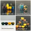 4 Stijlen Epoxyhars Kleurrijke Brede Bore Drip Tips 510 810 Draad Lange Korte Mondstuk voor TFV8 Baby Prince Kennedy Goon 528 Verstuiver Tank