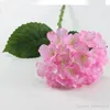 European Pastoral Style White Artificial Silk Flower Fabric Hydrangea Bouquet For Wedding Party Decorations 6 Color 2015 New Arrival