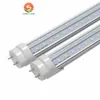 V-vormige LED-buizen lichten 4ft 5ft 6ft 8ft T8 G13 dubbele lijnen LED-lichtbuizen voor koeler verlichting AC 85-265V ul DLC