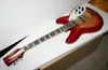 Groothandel -beste china gitaar Deluxe Model 360/12 STRING Elektrische gitaar Semi Hollow Cherry Burst