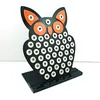 Nieuwe Collectie 12mm Kleinere Drukknop Display Stands Mode Owl Zwart Acryl Verwisselbare Button Sieraden Display Board