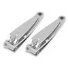 Whole2pcs Palce pielęgnacyjne ostre metalowe paznokcie paznokcie Clippers nożyce nożyczki manicure narzędzie 822235778352