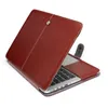 100pcs 가짜 가죽 노트북 Folio Book Wallet 커버 케이스 Apple MacBook Air Pro 11 '12' '13 "15"