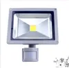 Reflektor zewnętrzny 10W 20W 30W 50W 100W LED LED Flood Light RGB ciepły chłodny biały czujnik Motion Wodoodporny AC85V-265V