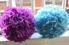 11 inch artificial hydrangea flower ball pincushion wedding ball kissing ball wedding supermarket deoration hangings ball FB009