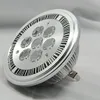 Freeshipping AR111 7W LED-Strahlerlampe 85-265V Warm Cool White 2 Jahre Garantie 7*1W LED-Lampe