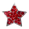 NSB2116 Hot Sale Snap Knoppen Sieraden 18 MM Knoppen Mode DIY Charms Crystal Star Snaps Antique Metal Cuttons