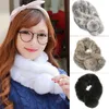 Mulheres de inverno Cachecol Novo 2014 Quente Faux Fur Scarf moda Fur Collar moda O macio Faux Pele De Coelho Cachecol b9 CB033510