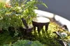 Vintage Tafel Stoel Kunst en Ambachten Fairy Tuin Decoratie Terrarium Mini Beeldjes Miniaturen Hars Craft Home Decor