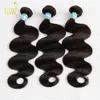 4 Bundles 8A Unprocessed Peruvian Virgin Human Hair Weaves Body Wave Straight Loose Wave Kinky Curly Natural Color Peruvian Hair Extensions