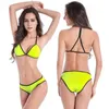 Europese badpakken bikinis driehoek badmode badpakken voor vrouwen solide hot plus size zwempakken badpak mini bikini sexy dames