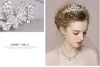 Tiara Korony Bridal Biżuteria Romantyczny Rhinestone Tiara Bridal Wedding Akcesoria Party Biżuteria Akcesoria Ślubne Bridal Korony HT033