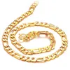 Wholesale Price 20inches 20g 18K Solid Yellow Gold Filled/Plated Mens Link Necklace Chain Long Necklace Men Jewelry