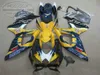 ABS Suzuki GSXR750 GSXR600 2008 2009 2010 K8 K9 Mavi Sarı Corona Fairings Set GSXR 600 750 08 09 10 KS60